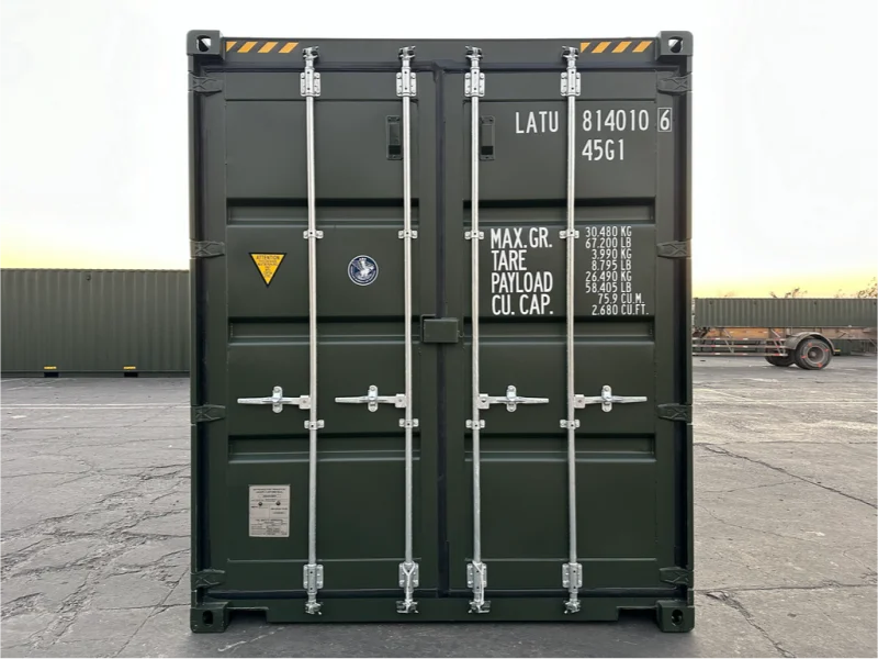 Contenedor standard 40'HC Double Doors
