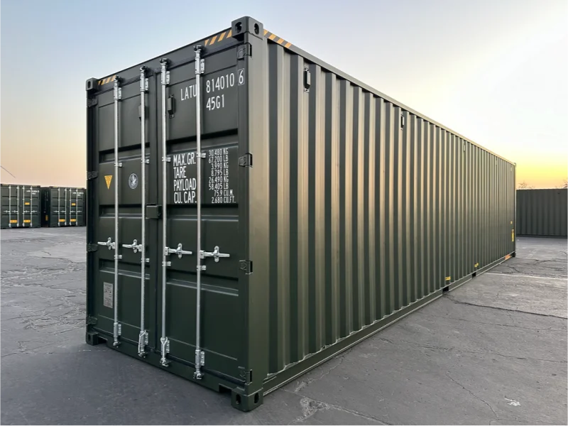 Contenedor standard 40'HC Double Doors