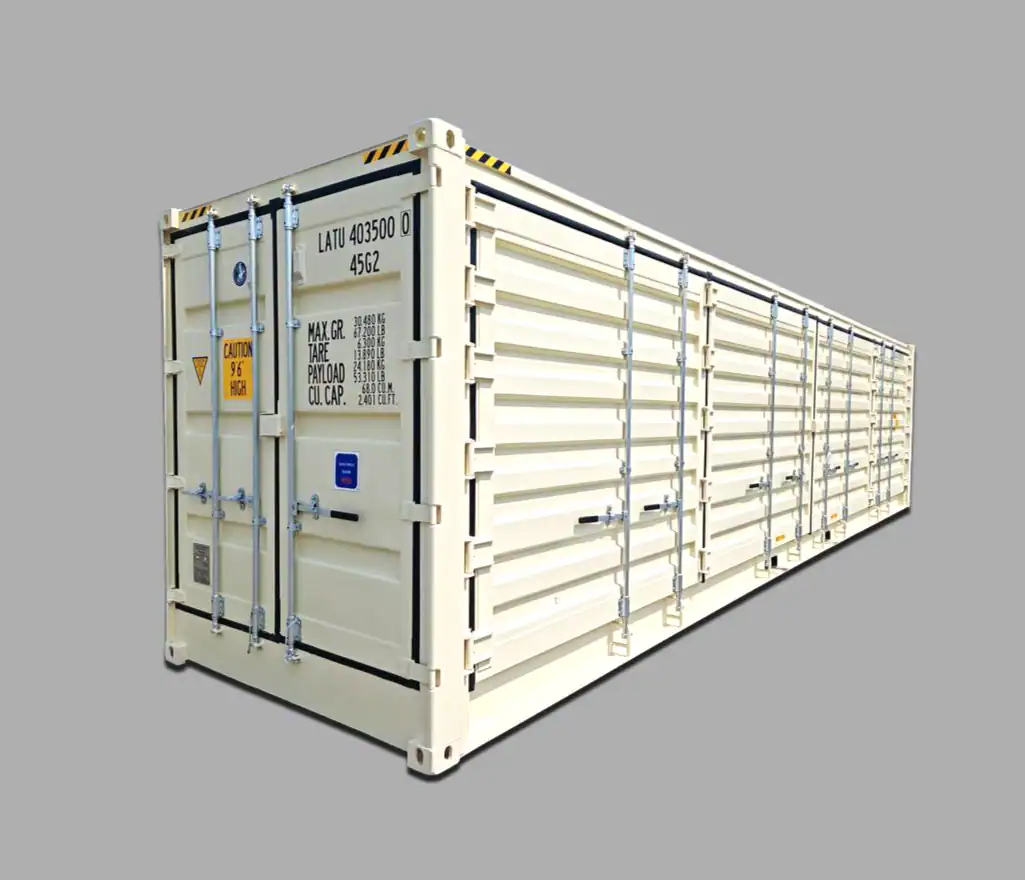 Contenedor standard 40’HC Open Side